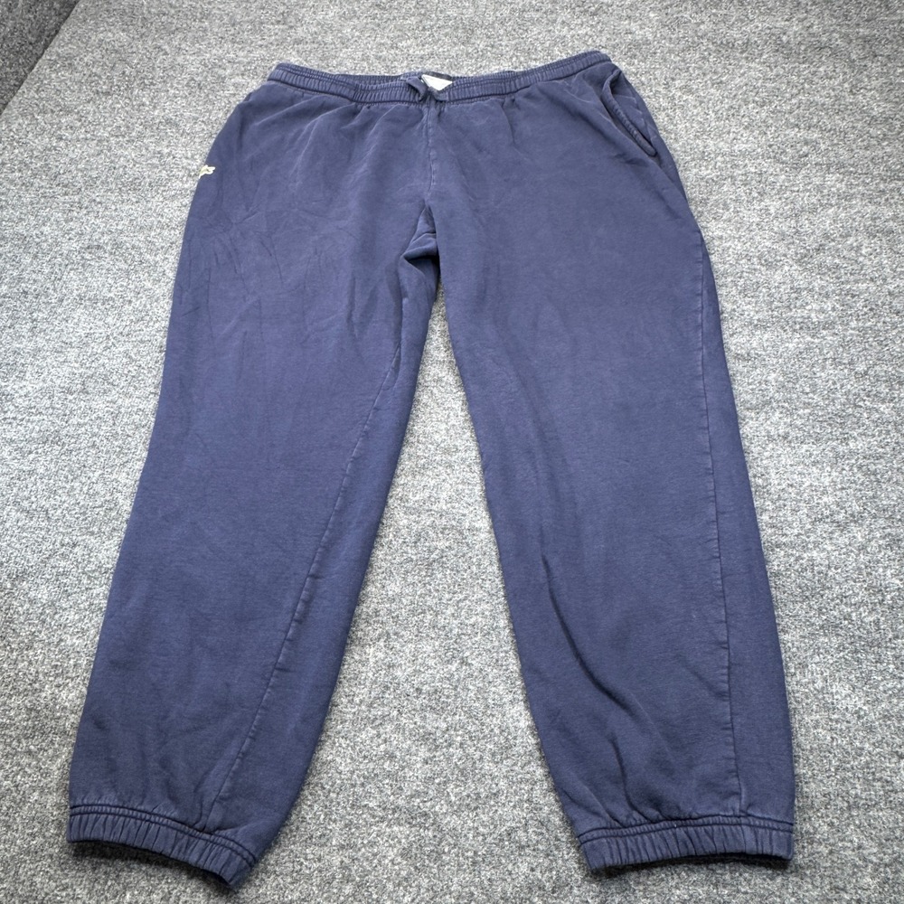 Lacoste Sport Sweatpants Mens 3XL Navy Blue Fleece Joggers Athletic Loungewear